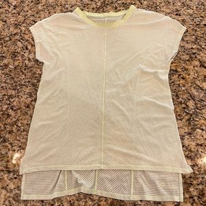Size 4 Lululemon Top Neon Green!